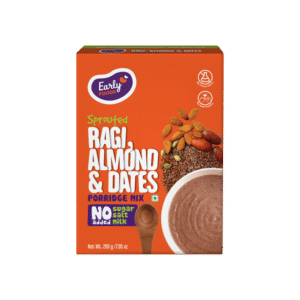 Sprouted Ragi Almond Date Porridge Mix